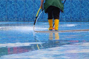 contracor perform pool acid wash