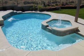 after pool claening photo