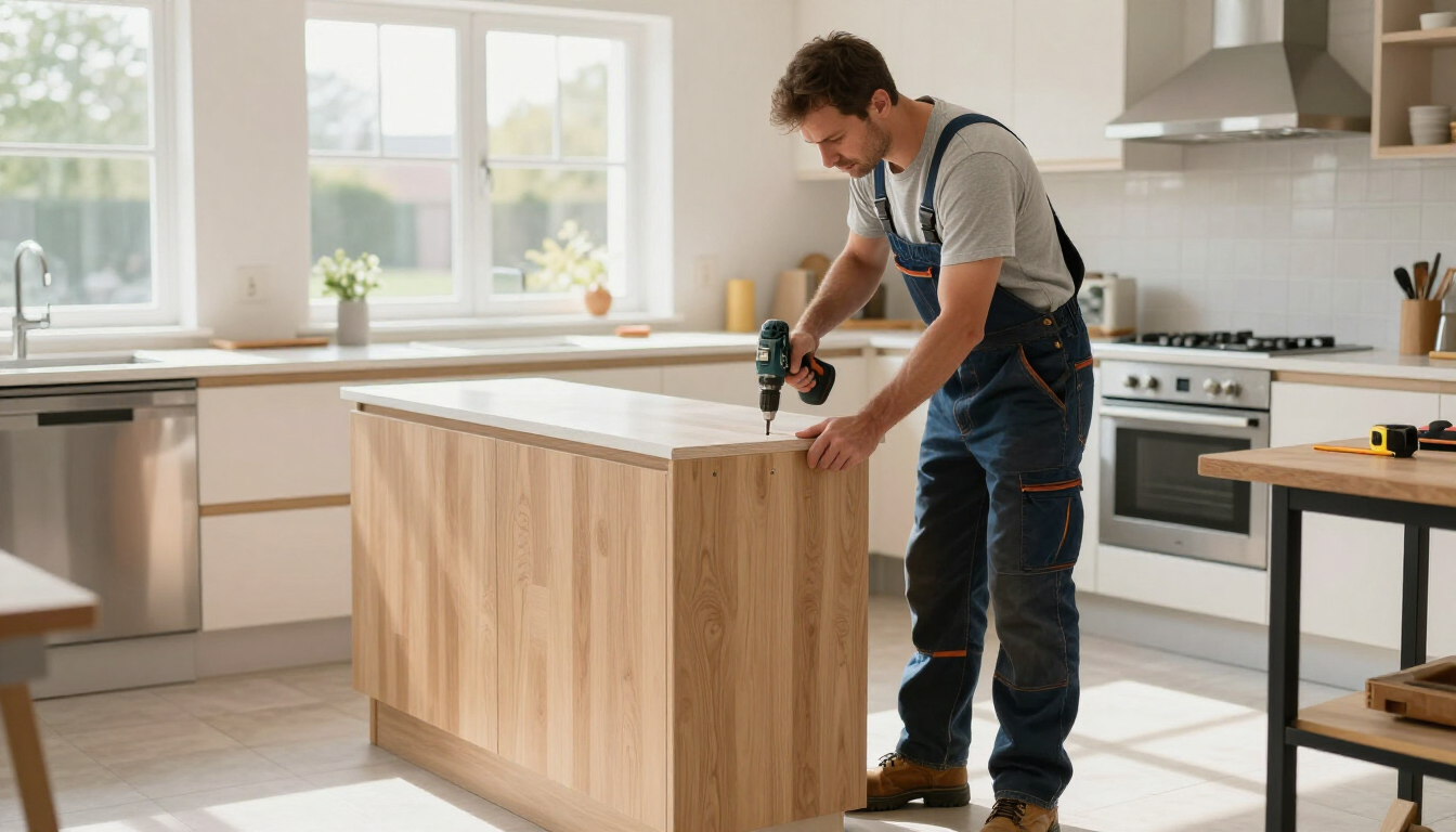 Professional Tradesman Working