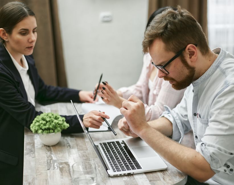Marketing team planning a high-converting service page