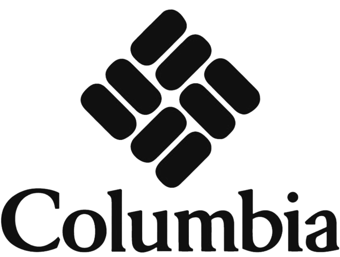 Columbia logo in black with diamond icon above the wordmark