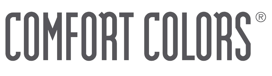 Comfort Colors logo in gray text on a white background