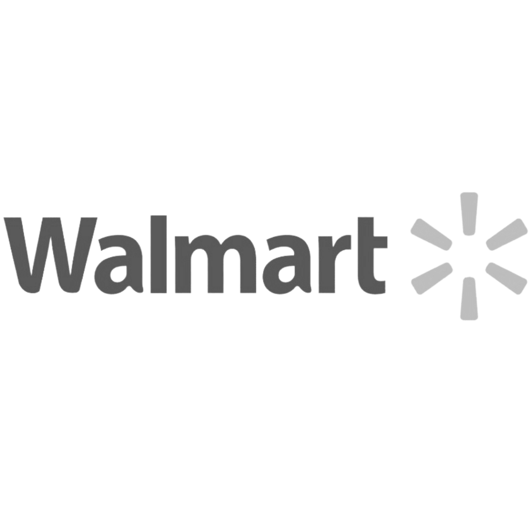 Walmart logo with gray text and spark symbol on a white background