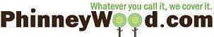 PhinneyWood.com logo with green tree icons and the tagline “Whatever you call it, we cover it.”