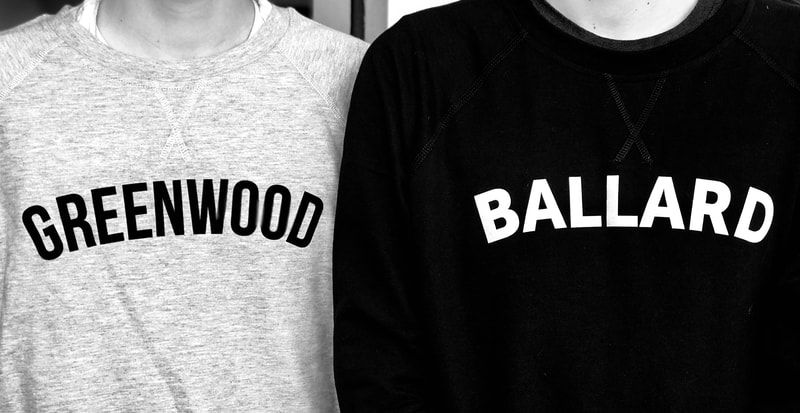 Two sweatshirts: gray 