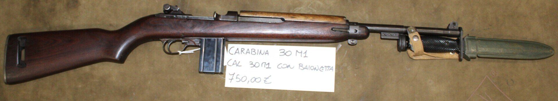 CARABINA 30M1 CON BAIONETTA a 750.00€