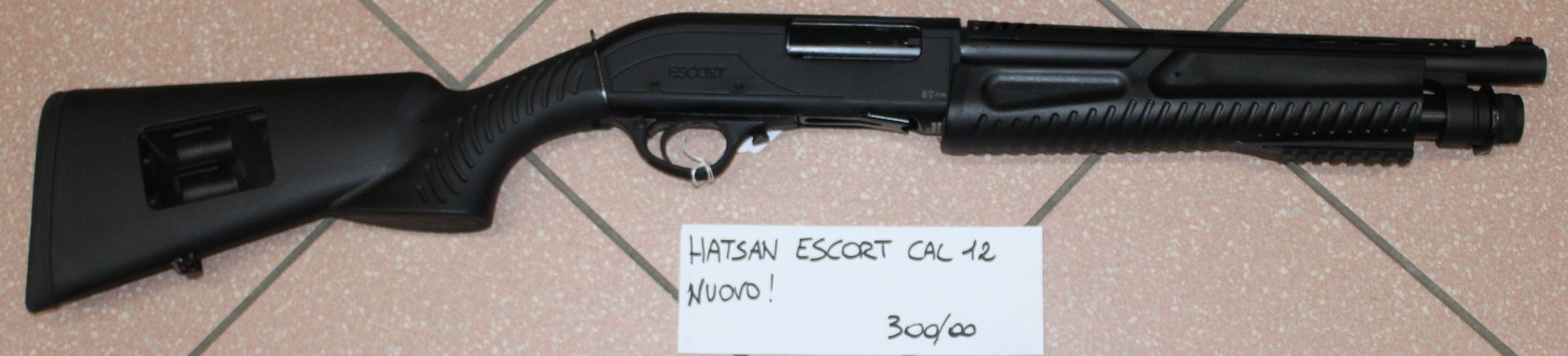 Fucile a pompa Hatsan Escort calibro 12.
Prezzo di 300,00€
Arma nuova.