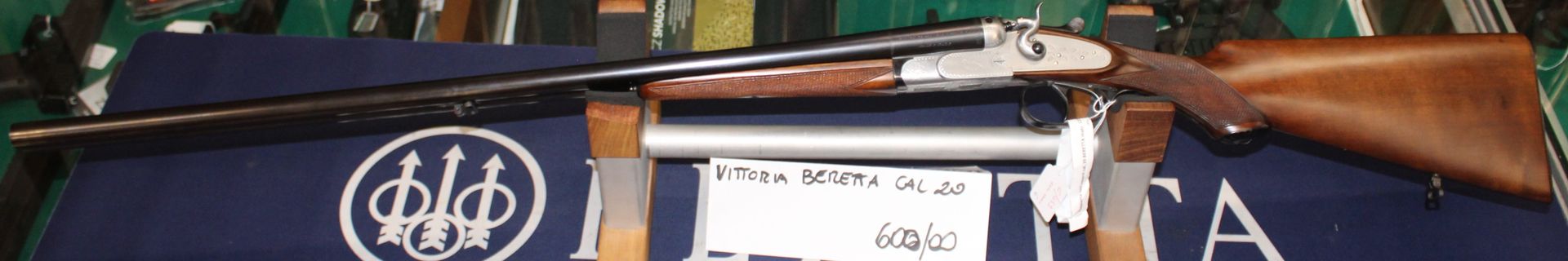 Doppietta P.Beretta modello Vittoria cani esterni calibro 20.
Prezzo di 600,00€