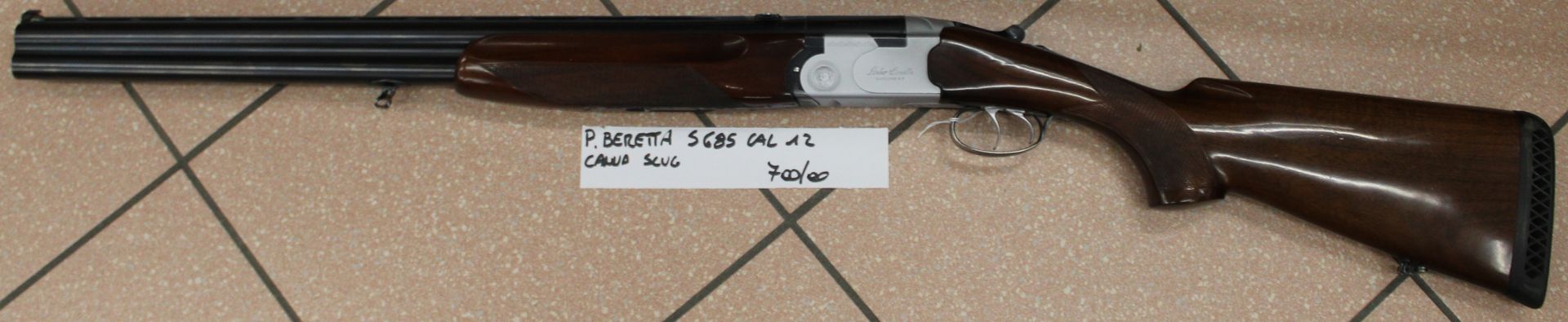 Fucile sovrapposto P.Beretta modello S685 calibro 12 con canna Slug.
Prezzo di 700,00€