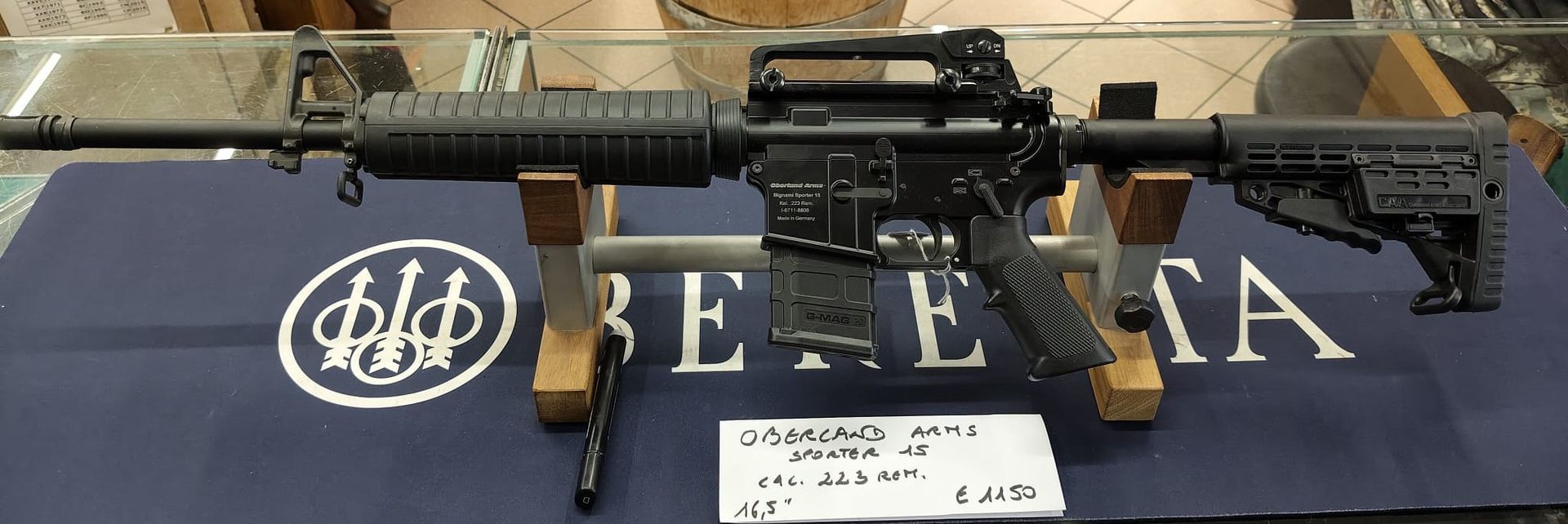 Carabina semiautomatica Oberland Arms Sporter 15, calibro 223 Rem. e canna da 16.5