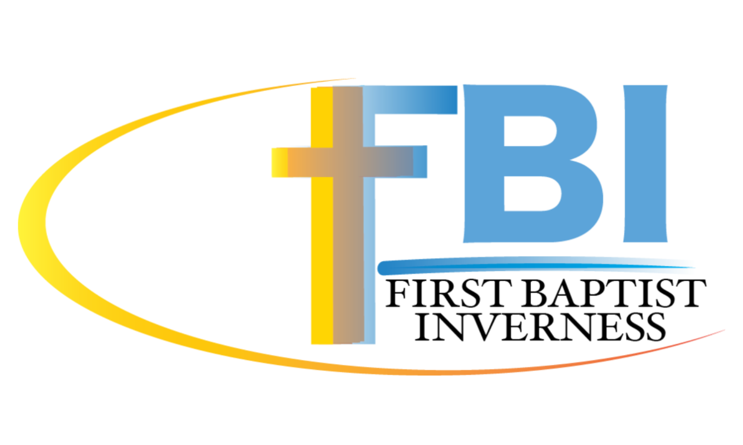 A logo for the first baptist inverness church