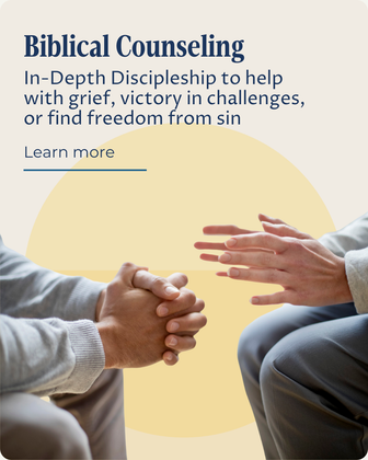 Hope help with counseling. FREE biblical counseling in depth discipleship to help with grief, victory in challenges or find freedom from sin
