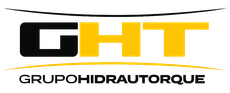 Um logotipo para uma empresa chamada ght Grupo hidrautorque
