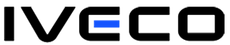 Um logotipo preto e azul da iveco