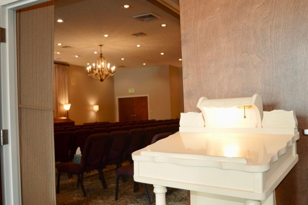 Interior view of Eric MD Bell Funeral Home & Cremation Services in Pittsboro, IN.