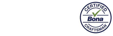 Bona Certified Craftsman logo in a navy blue circle with a green checkmark and white text.