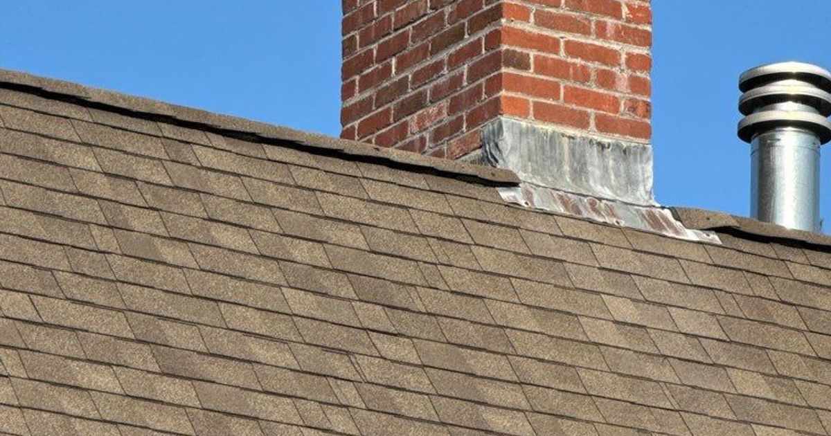 Roof flashing on a Massachusetts home