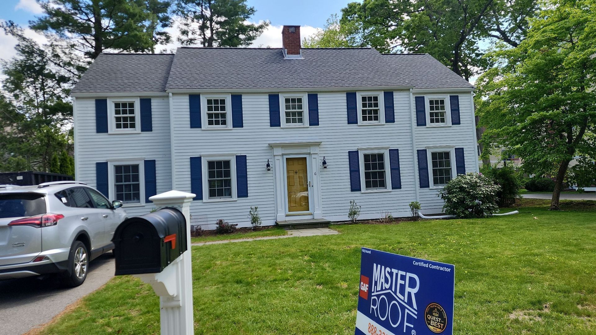 replaced roof by Master Roof