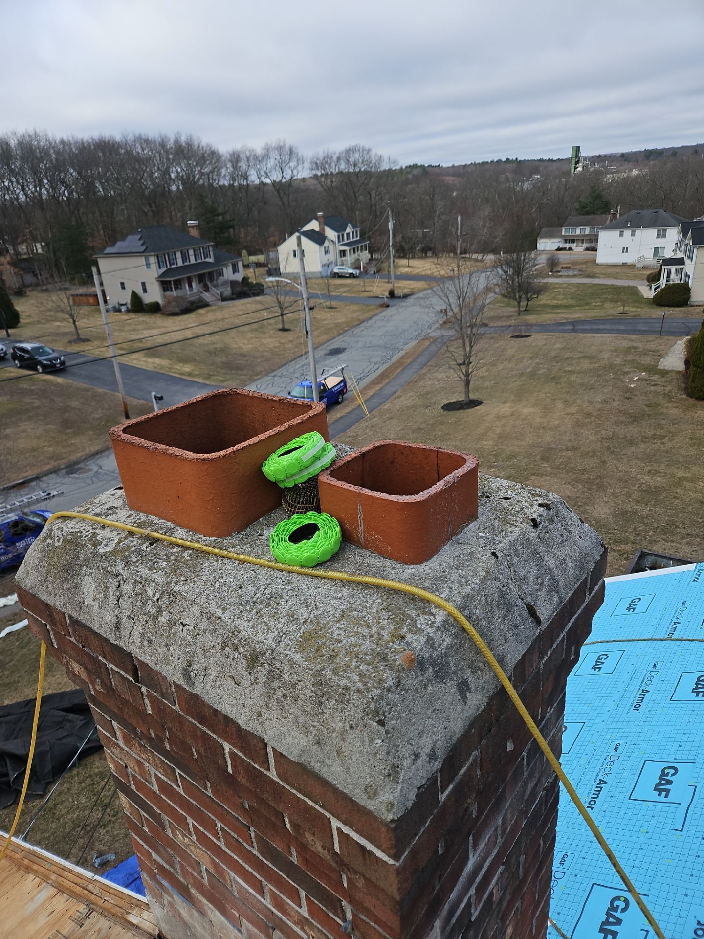 Top of a chimney