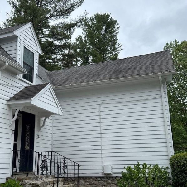 Home with original roof.