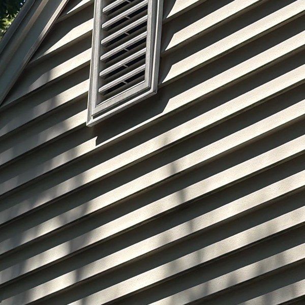 Gable vent on a Blackstone MA home, part of a mixed and competing attic ventilation system