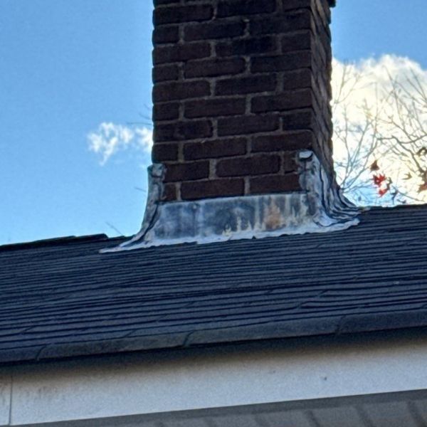 chimney with failing flashing