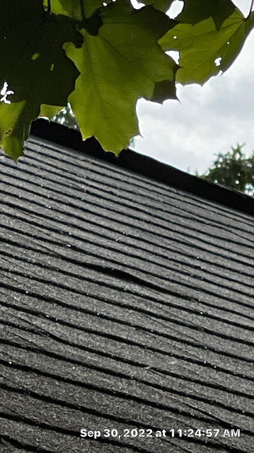 damaged roof
