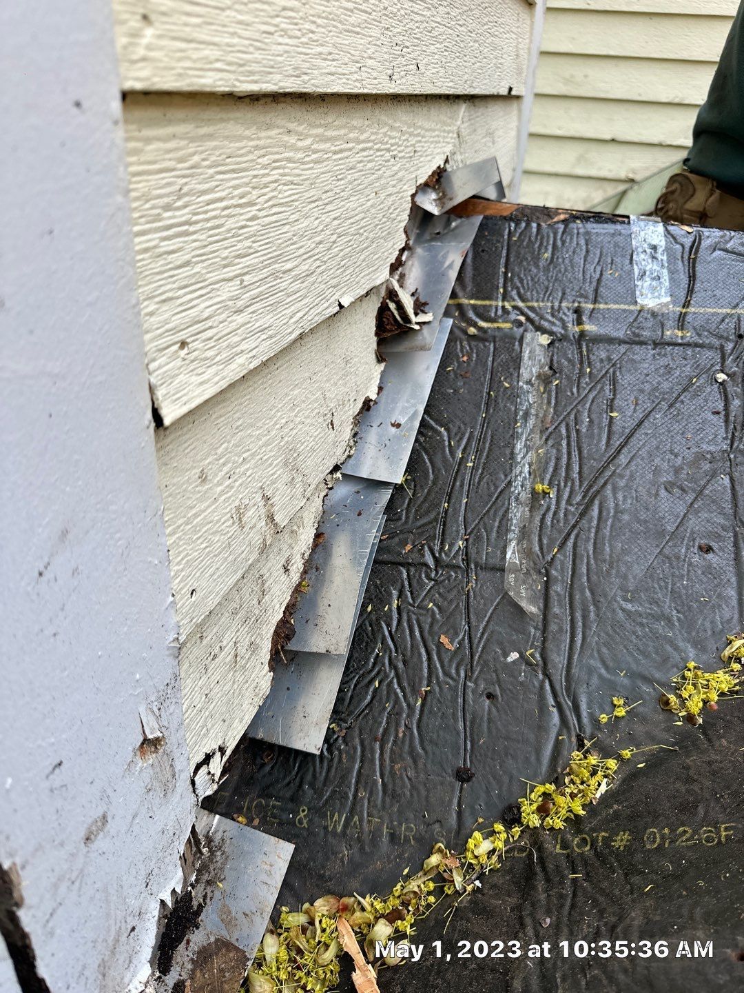 damaged roof