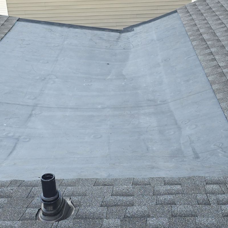 new rubber and shingled roof