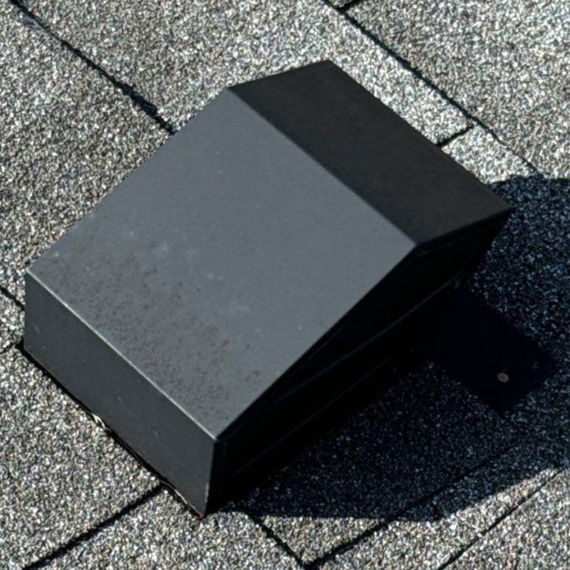 new shingles and roof vent