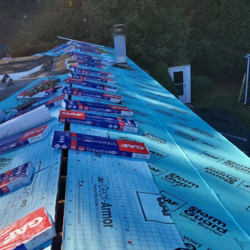 roof under construction