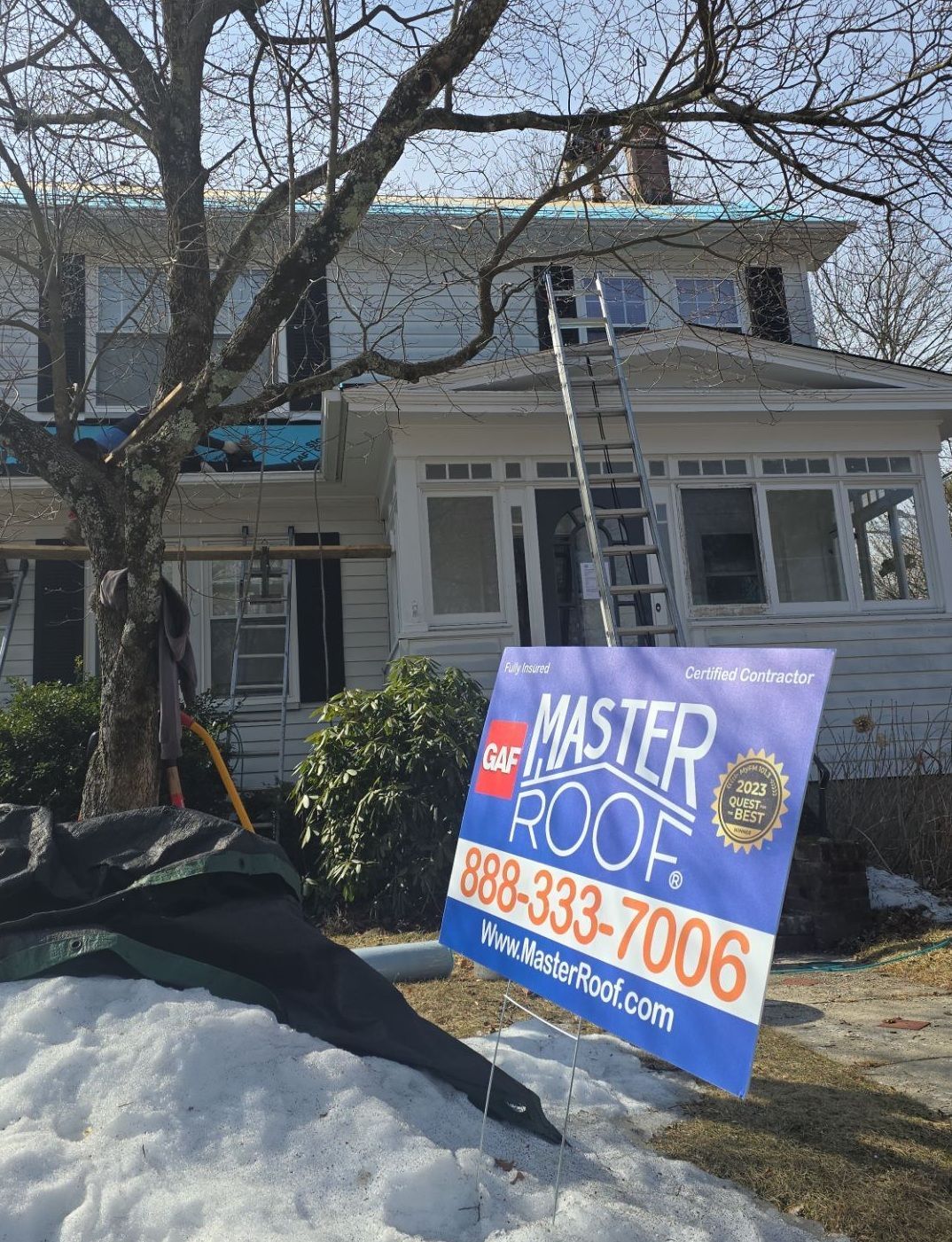 replaced roof by Master Roof