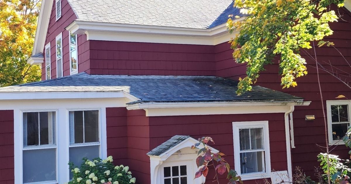 Picture of red, 1930's home