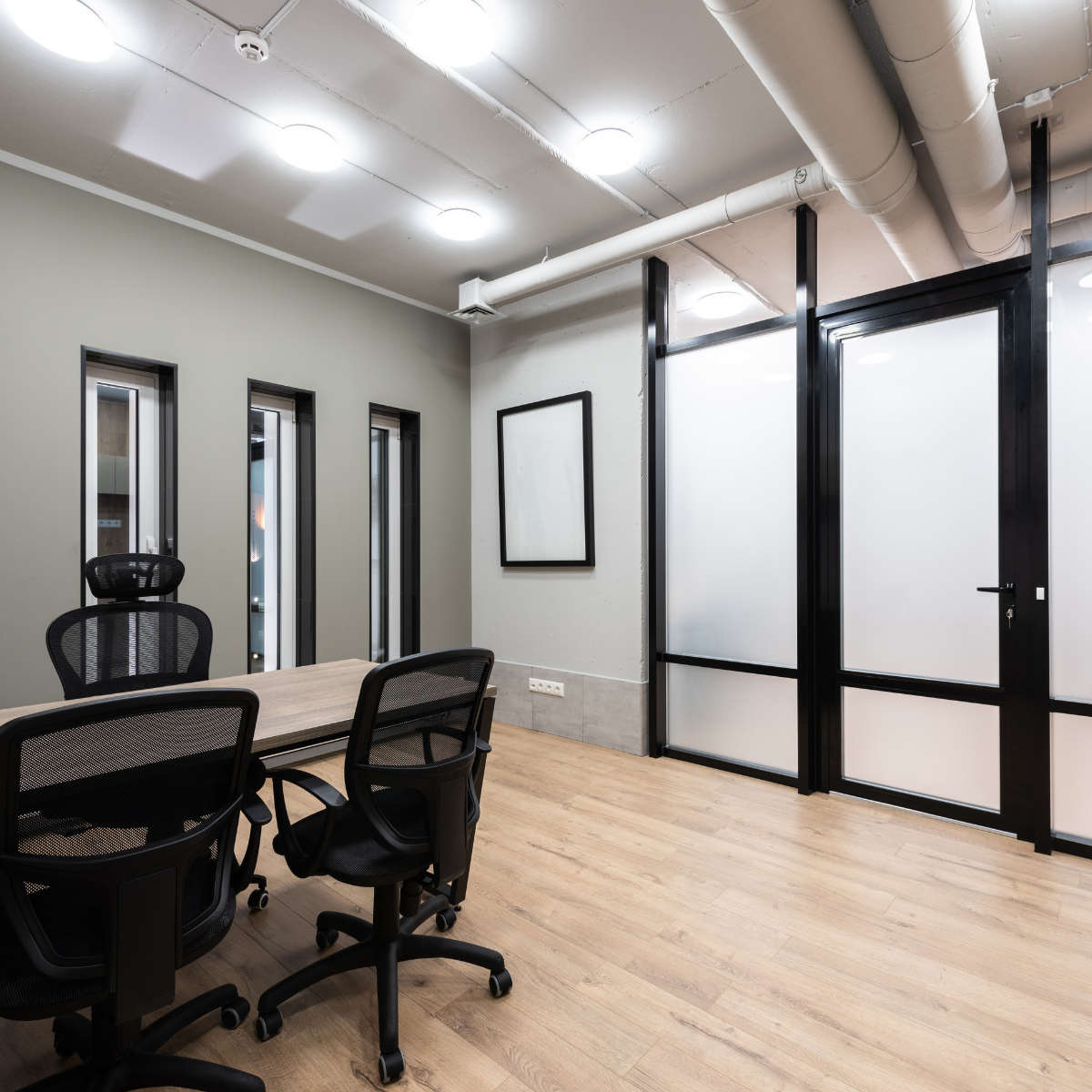 Meeting Room Wooden Floor Installation