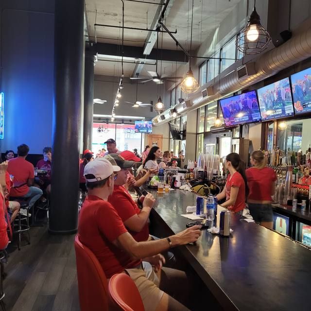 Fans gathered in Lincoln before the game