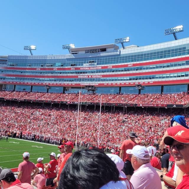 The packed stands in the third quarter