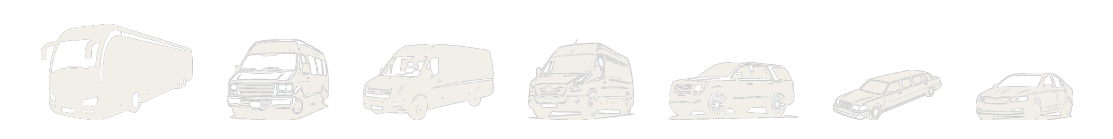 Pronto fleet range: motorcoaches, mini-buses, shuttle buses, sprinters, SUVs, stretch vehicles and sedans
