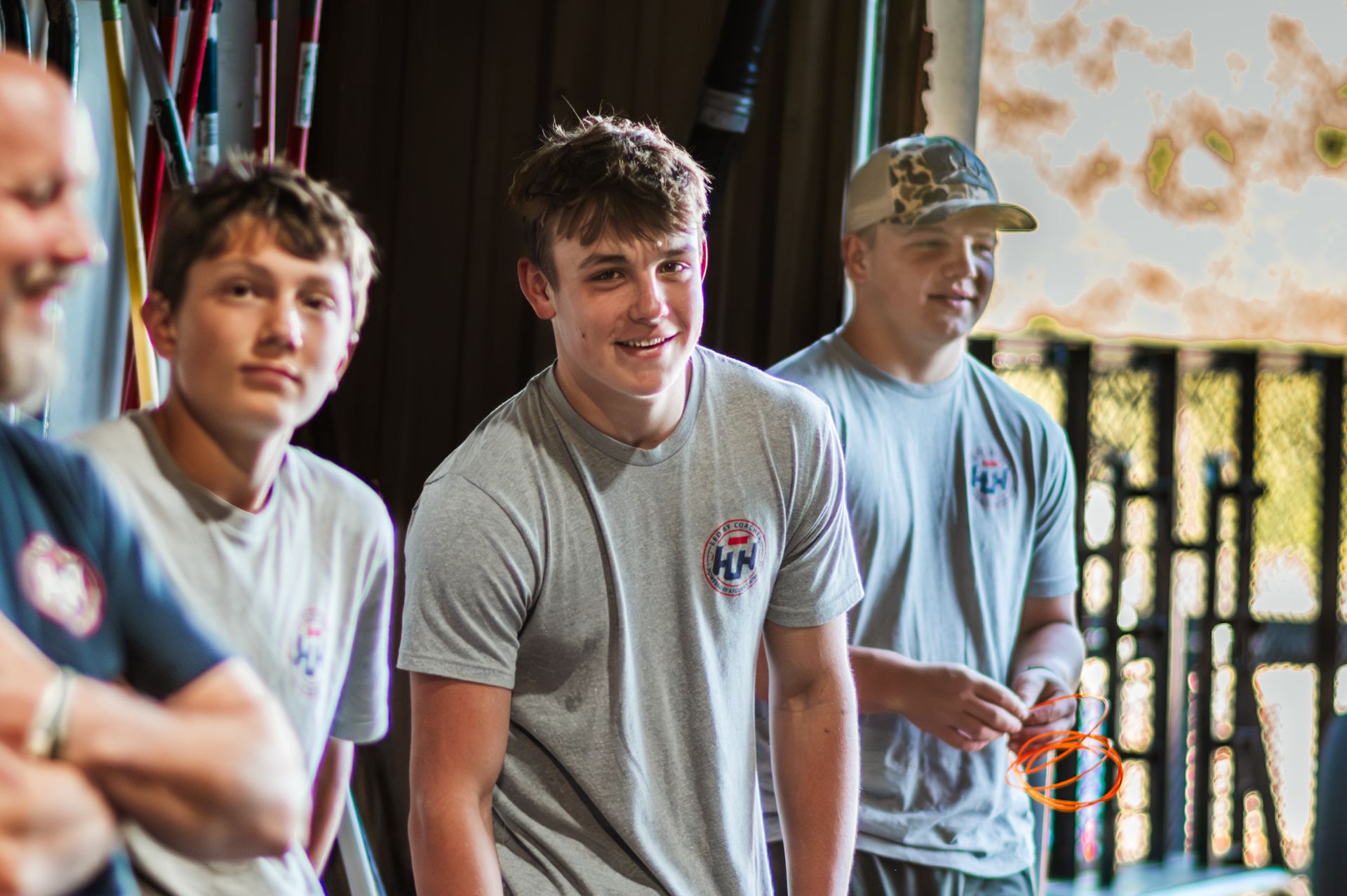 Halftime Help student-athlete team smiling.