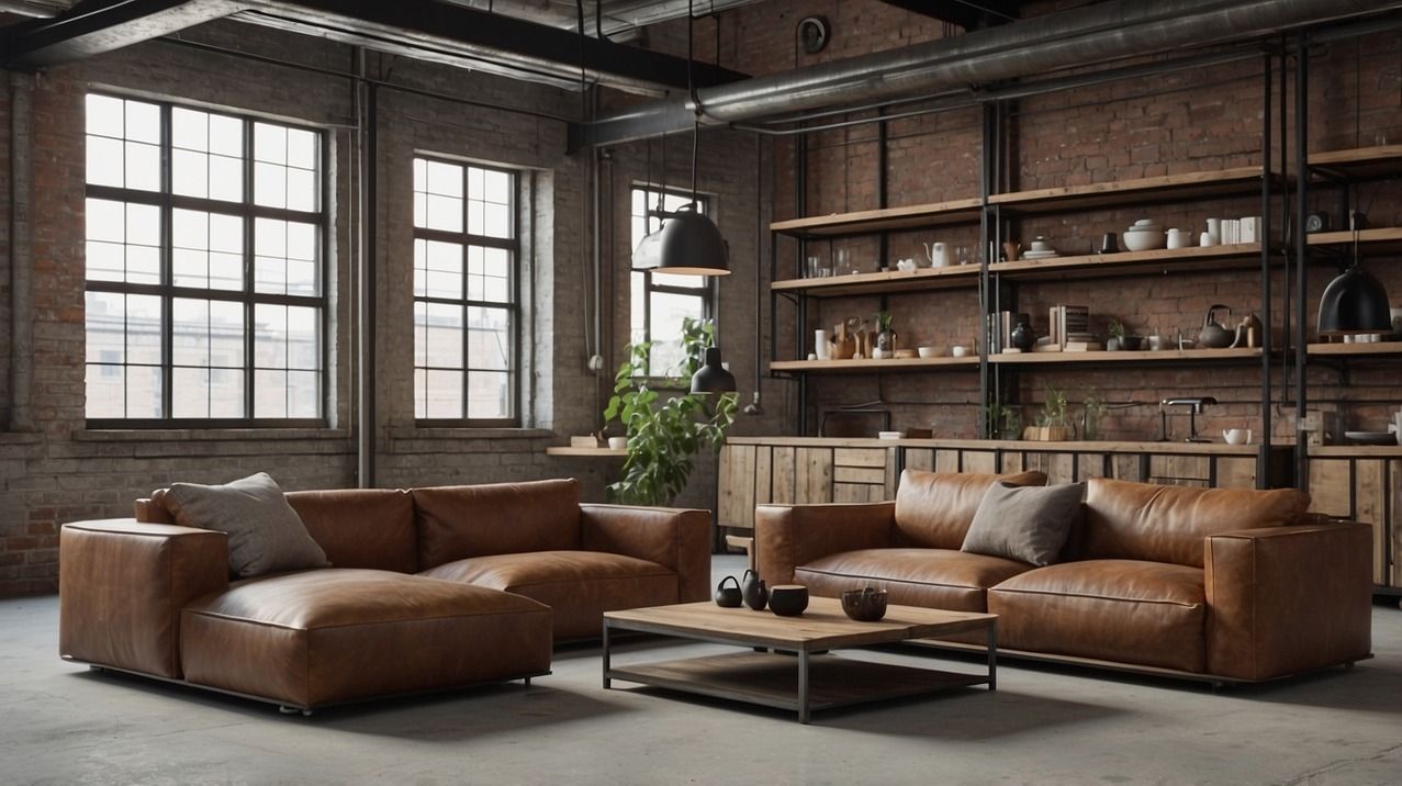 Design Interior Industrial: materiale brute și nefinisate
