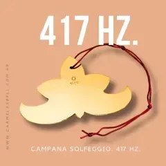 Campana Solfeggio afinada en la frecuencia 639Hz.