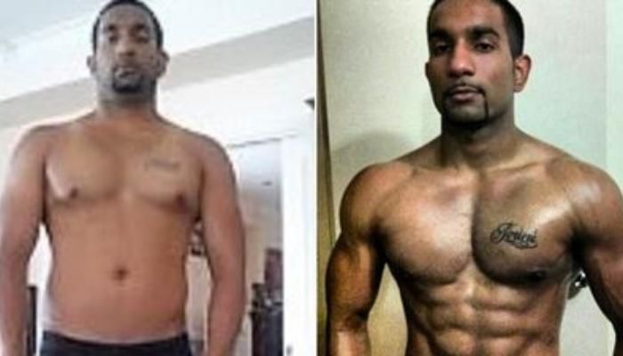 Body Transformation of Emmie before and after photos side by side comparisons
