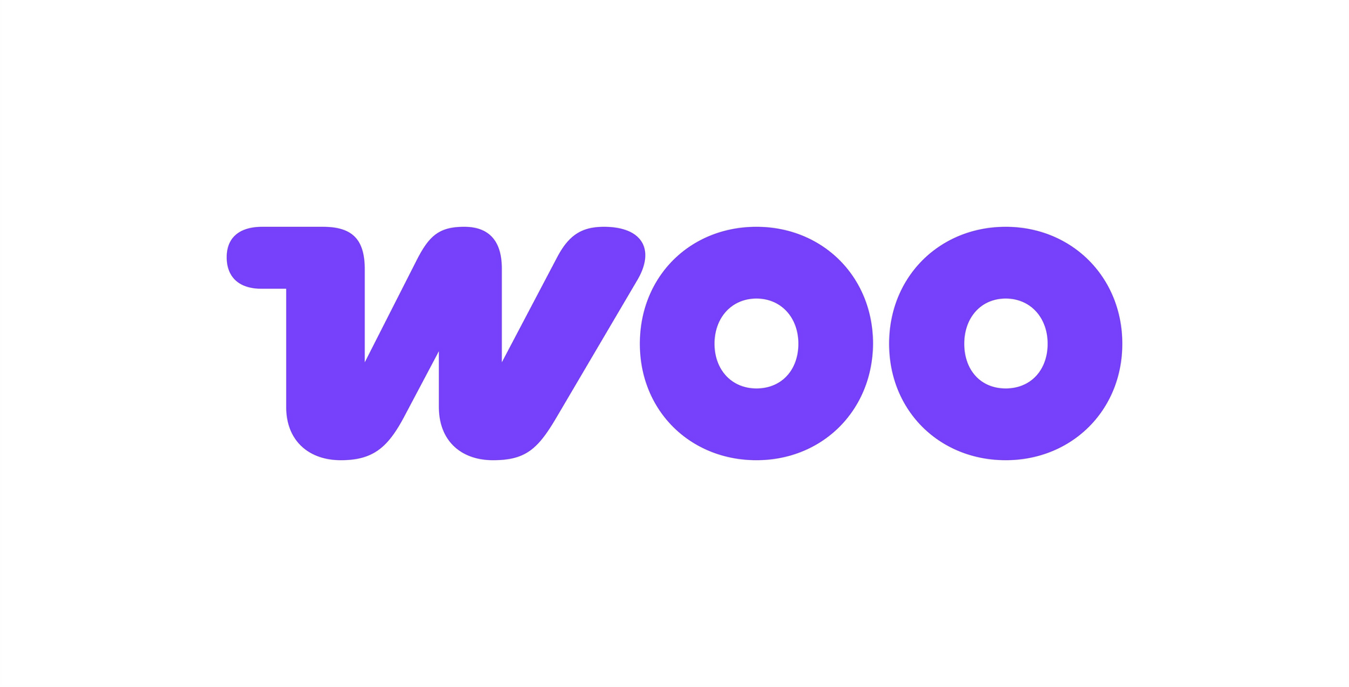 Purple Woo logo on a white background