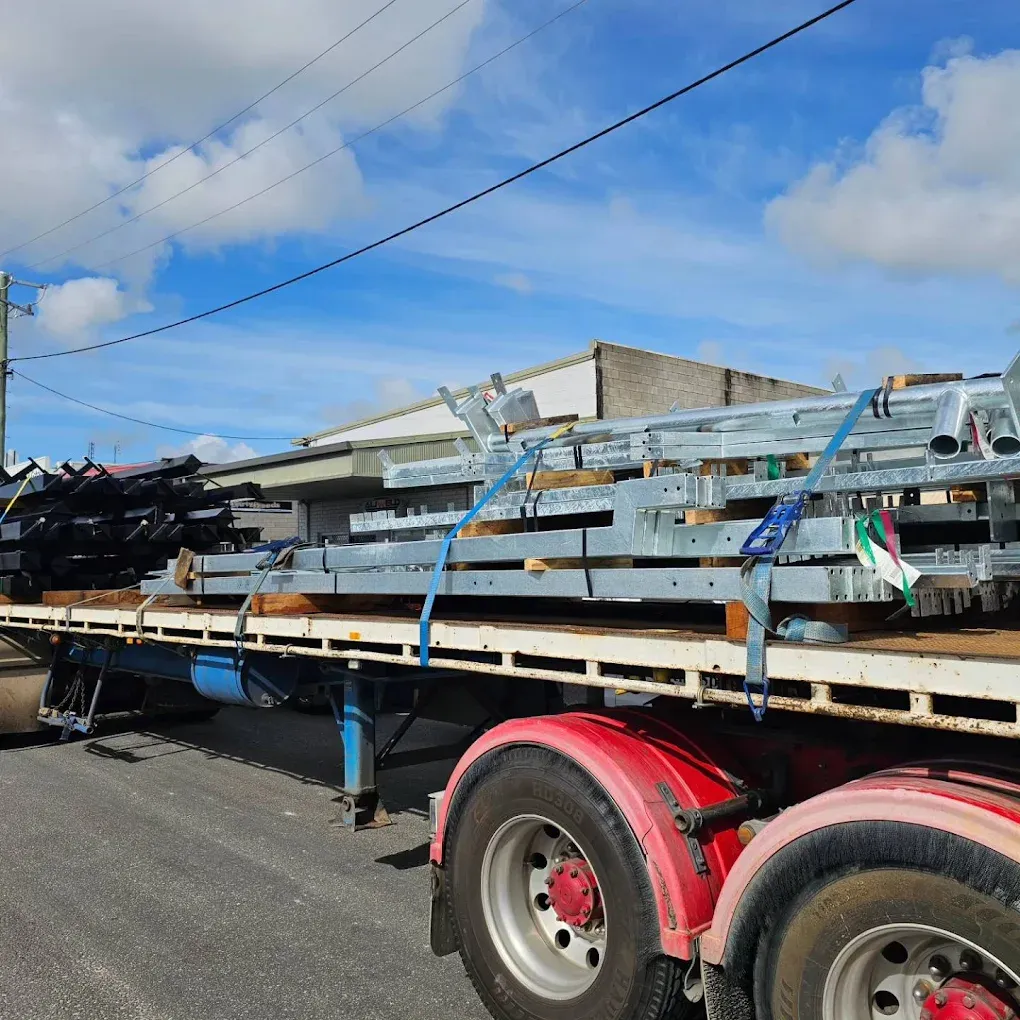 Bunch of Metal Pieces Are Stacked — On The Spot Steel Fabrication in Caloundra West, QLD