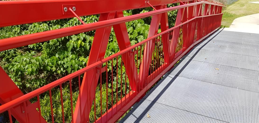 Metal Coat on Red Color — On The Spot Steel Fabrication in Caloundra West, QLD