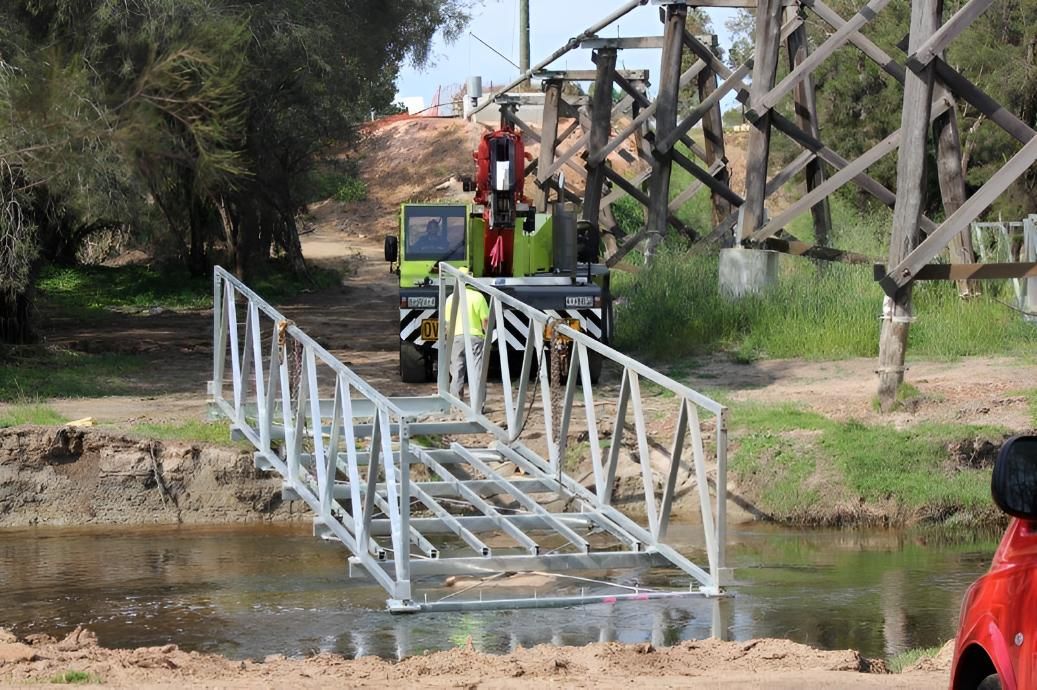 High Quality Aluminium Metal Bridge — On The Spot Steel Fabrication in Caloundra West, QLD
