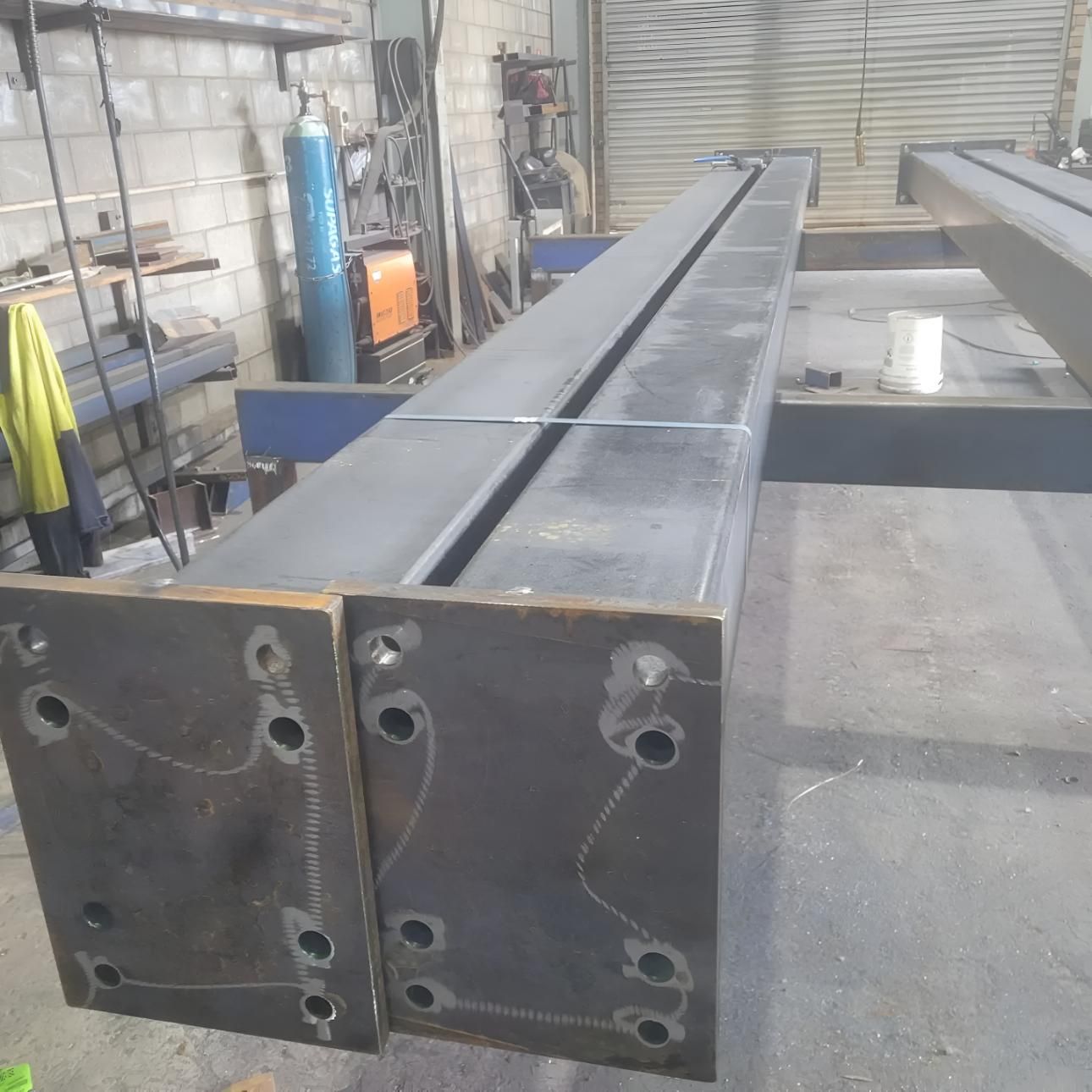Metal After Precisely Cutting and Drilling It — On The Spot Steel Fabrication in Caloundra West, QLD