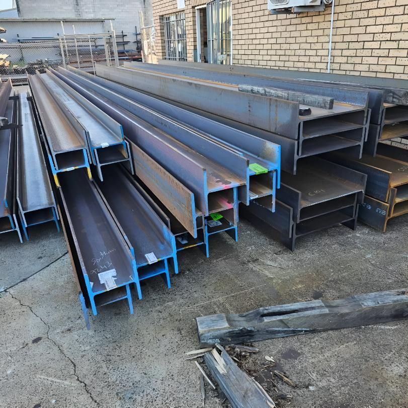 Bunch of Metal Beams — On The Spot Steel Fabrication in Caloundra West, QLD