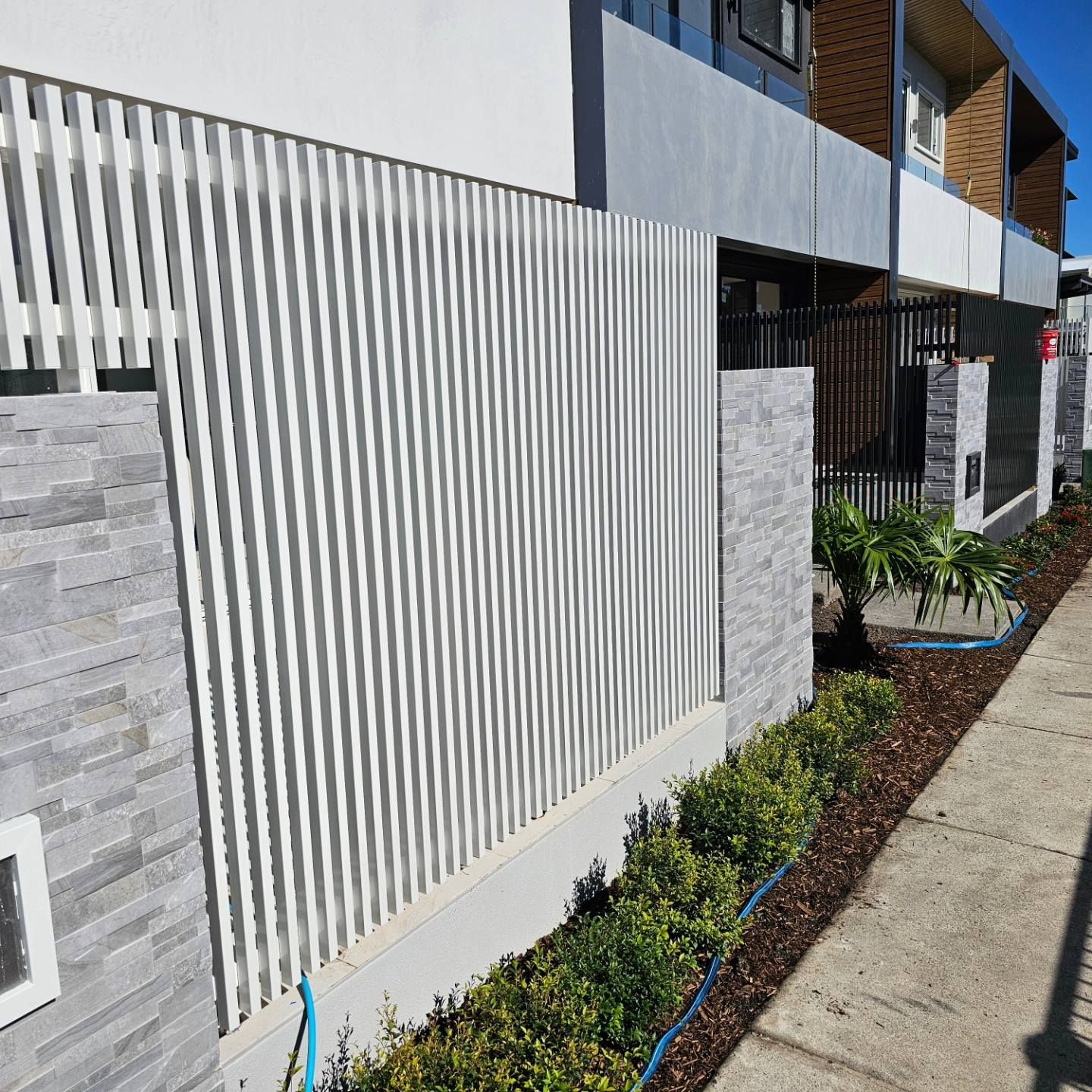 Applying Metal Coating to Door Lock — On The Spot Steel Fabrication in Caloundra West, QLD