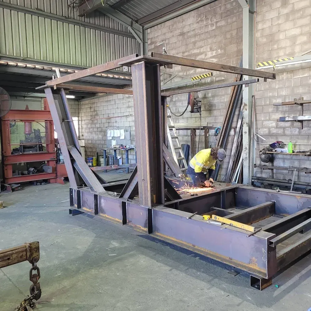 Spiral Staircase is Being Built in a Factory — On The Spot Steel Fabrication in Caloundra West, QLD