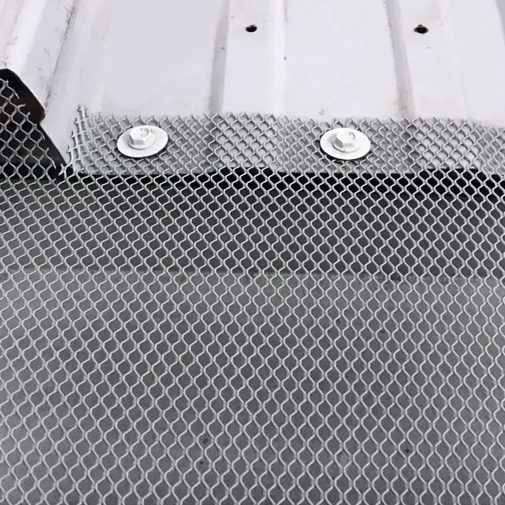 All Flow Aluminium Gutter Mesh, gutter guard for Klip-Lok metal roof